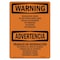 Signmission OSHA Warning Sign, 7" H, 10" W, Renovation Work Do Not Enter Work Area, Landscape, WS-D-L-12805 OS-WS-D-710-L-12805 - alternate 1